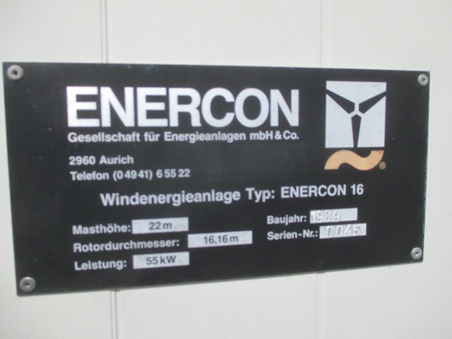ENEERCON E16 ,55kw